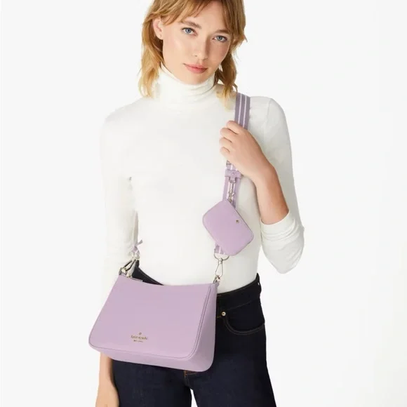 NWT Kate Spade Rosie Medium Shoulder Bag Violet Mist - Picture 4 of 5